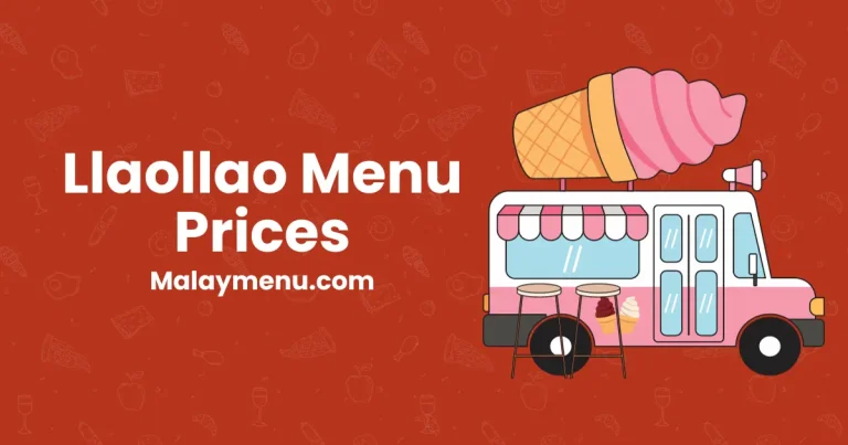 Llaollao Menu Prices 2024